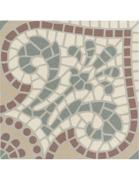 Carrelage aspect carreaux ciment BEL HISTOIRE ACHILLES - 15x15cm