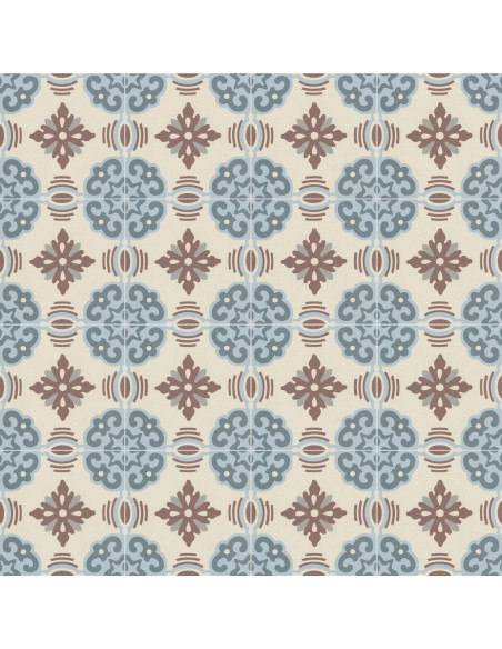 Carrelage aspect carreaux ciment BEL HISTOIRE IRMA - 15x15cm