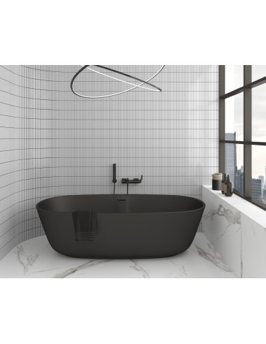 Carreau mosaïque KIT KAT SNOW GLOSSY - 11.5x23cm