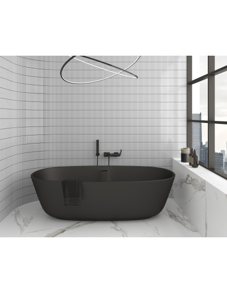 Carreau mosaïque KIT KAT SNOW GLOSSY - 11.5x23cm