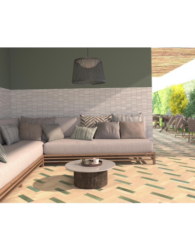 Carreau mosaïque KIT KAT GREY MATT - 11.5x23cm