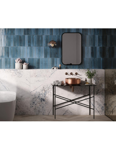 Faience effet Zellige -  AGADIR LAGO - 7x28cm