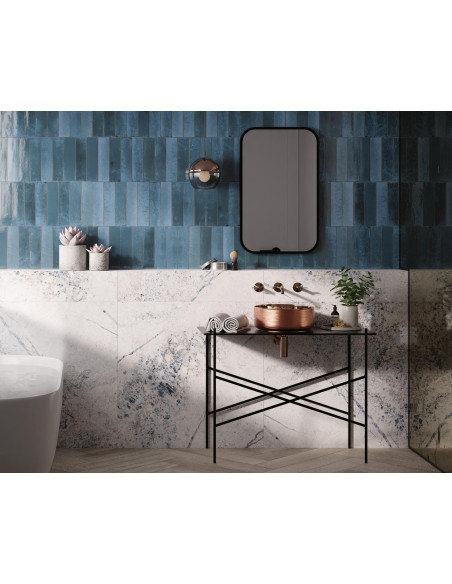 Faience effet Zellige -  AGADIR LAGO - 7x28cm