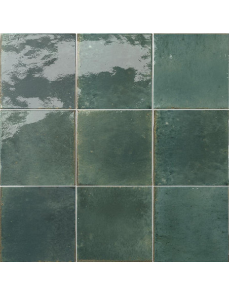 Carreau effet Zellige -  AGADIR SELVA - 14.7x14.7cm