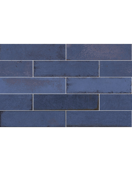 Faience effet Zellige -  MURUS OCEANUM - 7x28cm