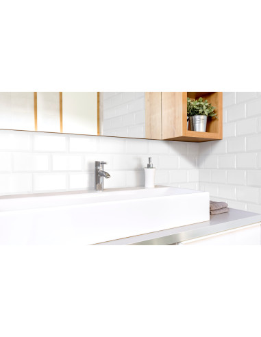 Carreau Metro BLANCO - 10x20cm