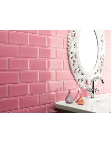 Carreau Metro ROSA PALO - 10x20cm