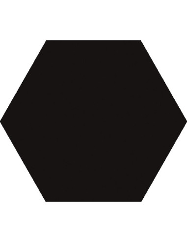 Carrelage hexagonal EXA BLACK - 15x17cm
