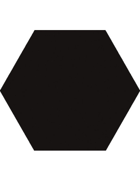 Carrelage hexagonal EXA BLACK - 15x17cm