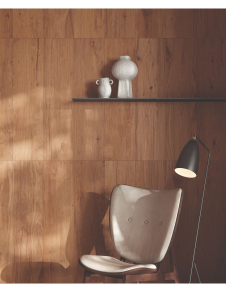 Carrelage effet parquet - BRICCOLE AMBRA -15x60cm