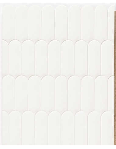 Faience écaille FAN CLEAR MAT - 7.2x19.5cm