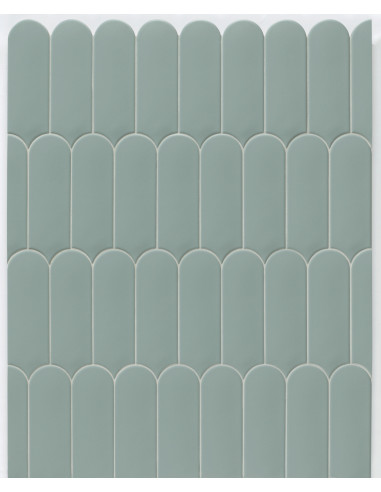 Faience écaille FAN MARINE MAT - 7.2x19.5cm