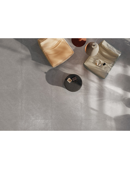 Carrelage intérieur effet pierre TRADITION PIERRE GRISE - 80x80 cm