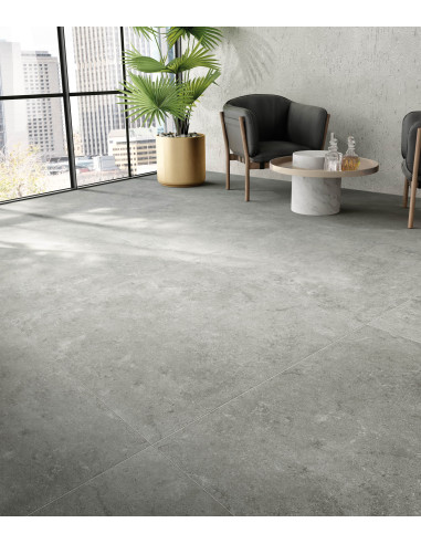 Carrelage effet pierre GLAM GRIGIO - 60x60 cm