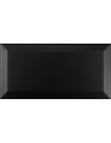 Carreau Metro NEGRO MAT - 10x20cm