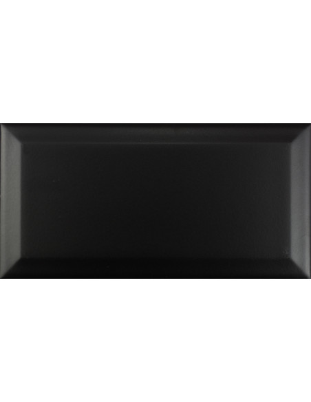Carreau Metro NEGRO MAT - 10x20cm