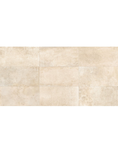 Carrelage effet pierre PATCHWALK BEIGE - 45x90cm