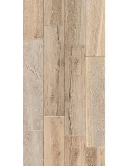Carrelage extérieur effet bois COTTAGE FASSA - 23x100cm