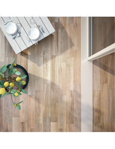 Carrelage extérieur effet bois COTTAGE FASSA -...