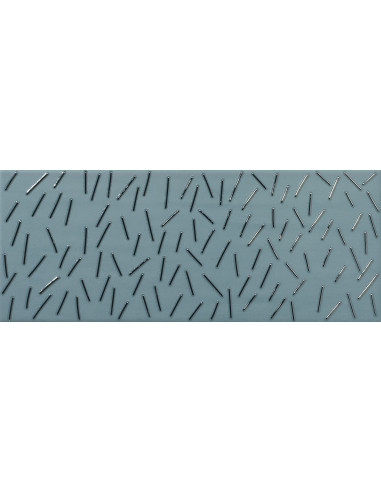 Carreau faience ARTS RAIN BLUE - 20x50cm
