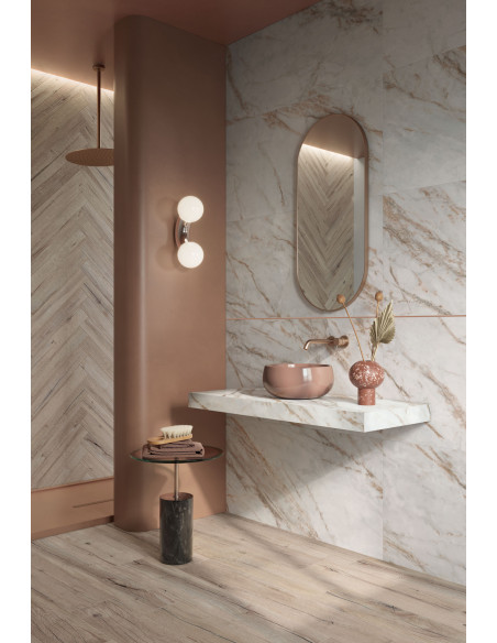 Carrelage effet marbre SUPREME TREASURE LUMINOUS EVEROSE - 60x120cm