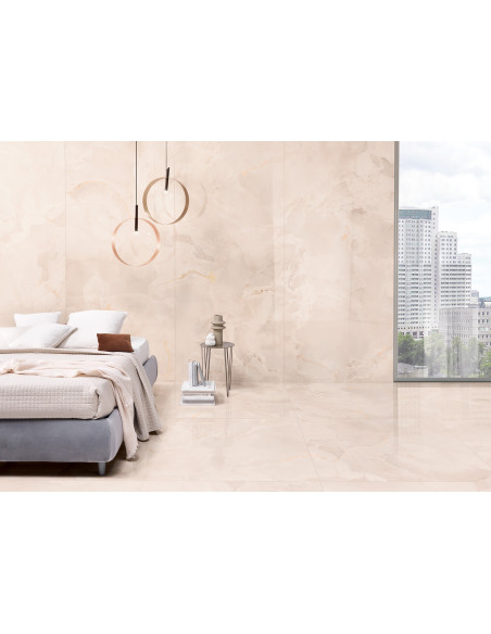 Carrelage effet marbre ONICE REALE ROSA - 60x120cm