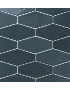 Carreau faience HARLEQUIN NAVY - 10x20cm 2