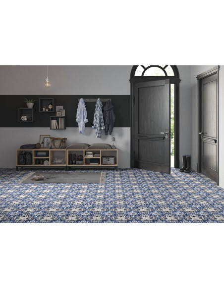 Carrelage effet carreaux ciment MADELEINE - 15x15cm