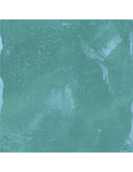 Carreau effet Zellige SOUK TURQUESA - 13x13cm