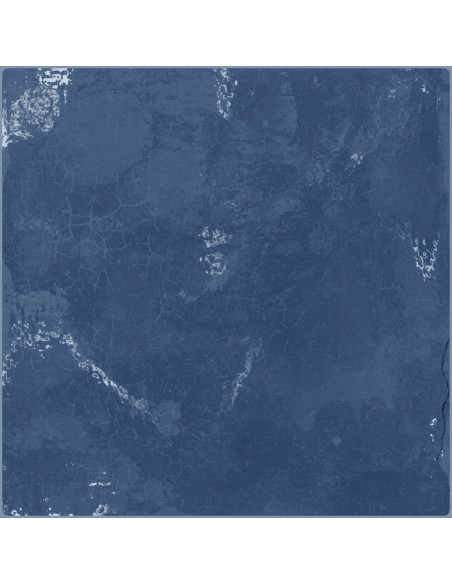 Carreau effet Zellige SOUK BLUE - 13x13cm