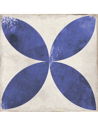 Carrelage inspiration ciment DAROCA BLUE - 15x15cm