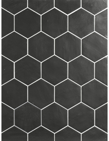 Carrelage hexagonal HEXA OFF GRAPHITE MATT -...