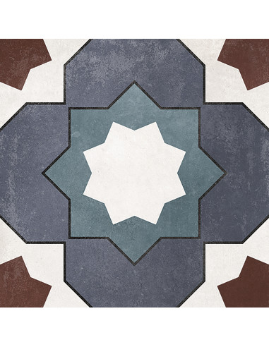 Carrelage inspiration ciment KAREN - 15x15cm