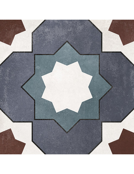 Carrelage inspiration ciment KAREN - 15x15cm