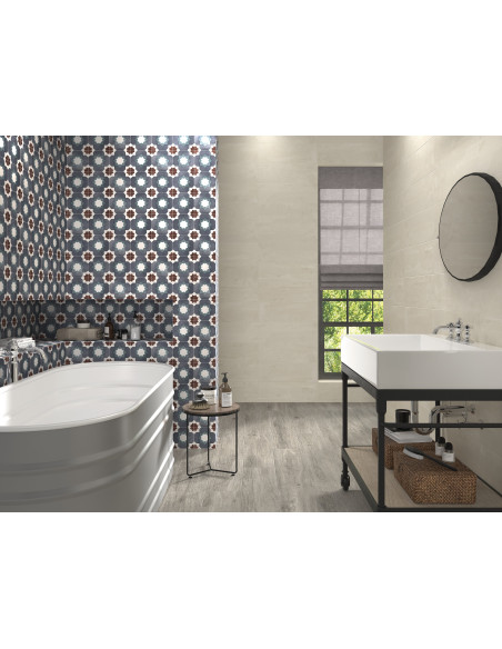 Carrelage inspiration ciment KAREN - 15x15cm