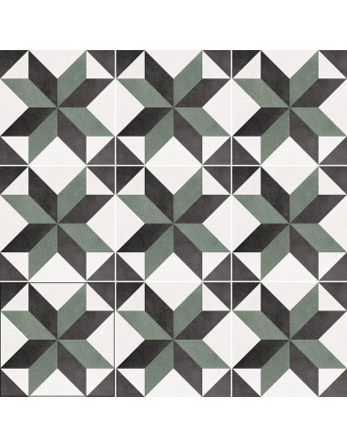 Carrelage inspiration ciment CAROLE - 15x15cm