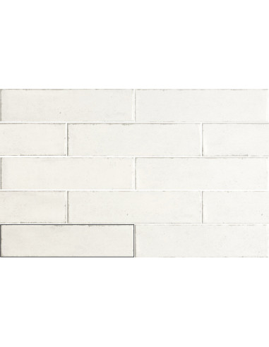 Carreau effet Zellige - CALPE WHITE - 7.5x30cm