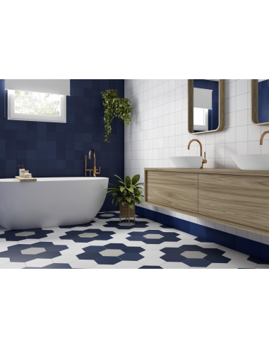 Carrelage hexagonal CHICAGO EXA ROYAL - 21.5x25cm