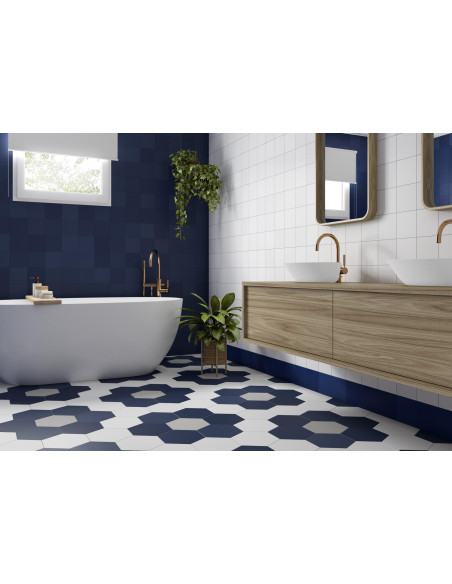 Carrelage hexagonal CHICAGO EXA ROYAL - 21.5x25cm