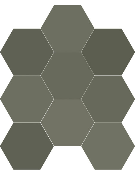 Carrelage hexagonal CHICAGO EXA ROYAL - 21.5x25cm