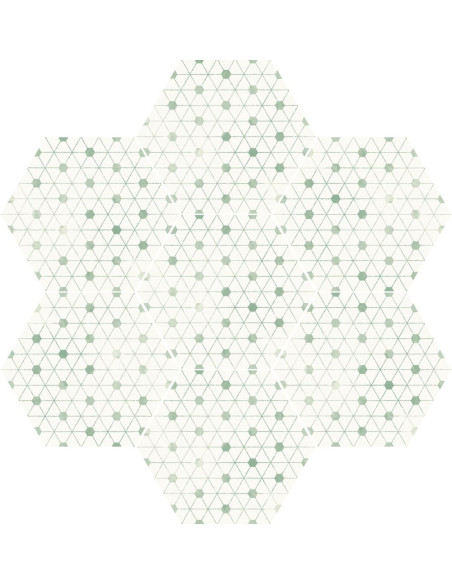 Carrelage hexagonal BERLIN LOTUS - 21.5X25cm