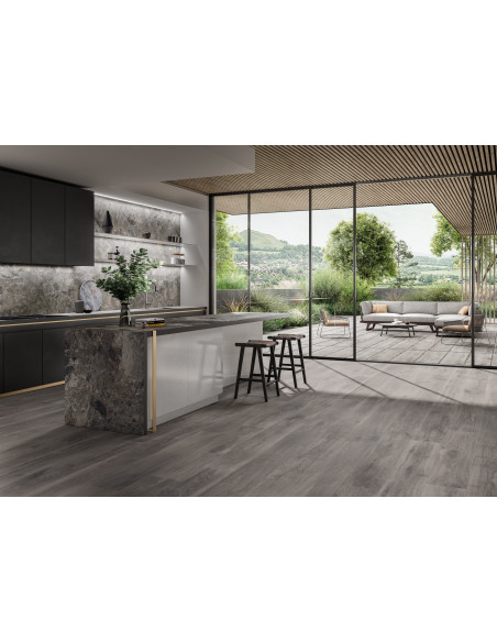 Carrelage extérieur effet bois CUTE CENERE - 20x120cm