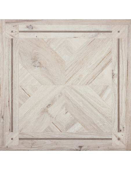 Carrelage effet bois INTARSIO AVORIO - 60x60cm