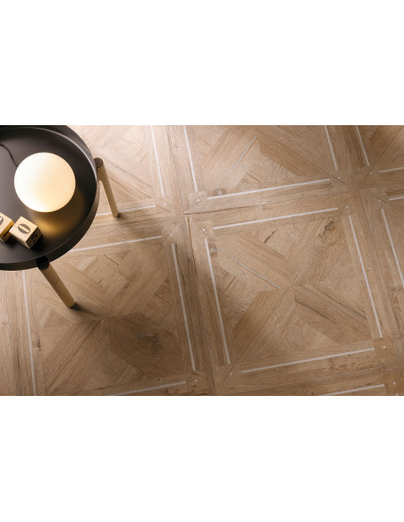 Carrelage effet bois INTARSIO MIELE - 60x60cm