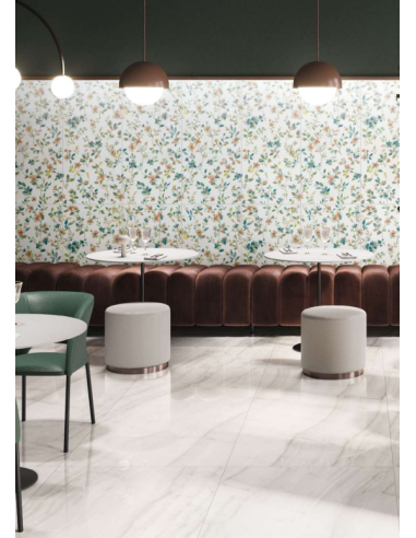 Carrelage décoration mural SPRING WHITE - 60x120cm