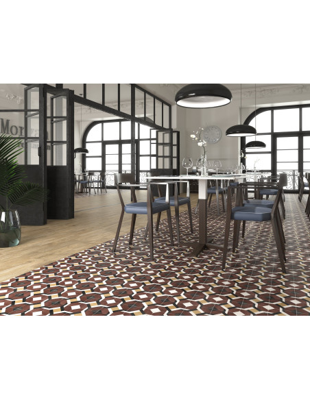 carrelage Floriane Morgan 15x15cm