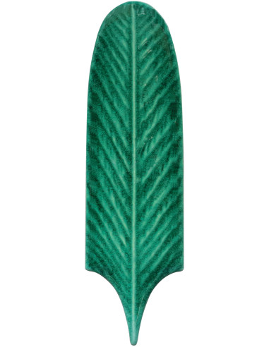 Carrelage feuilles longues vertes  19.5x5.7cm
