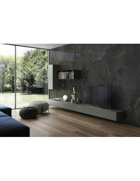 Carrelage grand format effet marbre PURITY MARBEL SUPREME DARK- 120x120cm