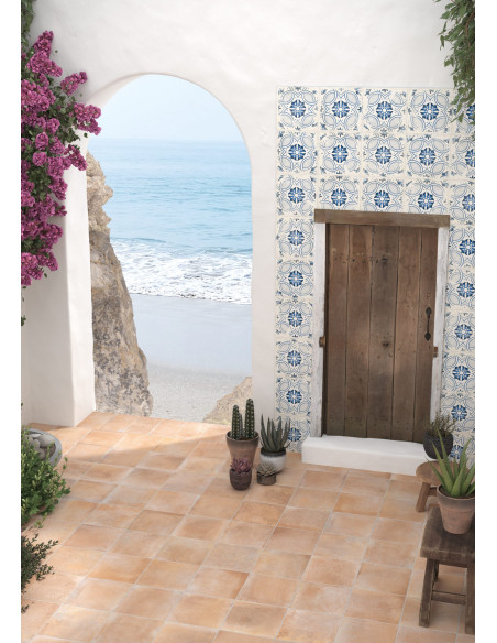 Carrelage Cotti d'italia décor 34x34 cm