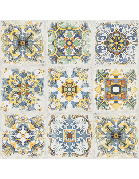 Carrelage Cotti d'italia décor 34x34 cm